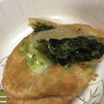 Pastelitos Cafe - Potatoe and spinach pastelito. My favorite was the spinach! - Breakfast & Brunch Near Me - Houston, Texas Pastelitos Cafe - Potatoe and spinach pastelito. My favorite was the spinach! - Breakfast & Brunch Near Me - Houston, Texas