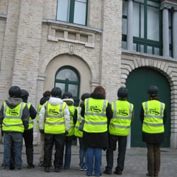 Once in Brussels - A group during a visit - Un groupe durant une visite