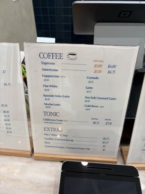 Menu photo 8 Concerto Coffee Los Angeles, CA