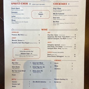 Mad Bene - Menu as of 5/30/22 - Italian Near Me - Kapolei, Hawaii Mad Bene - Menu as of 5/30/22 - Italian Near Me - Kapolei, Hawaii