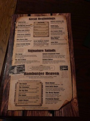 Menu photo 6 Great Outdoors Restaurant High Springs, FL