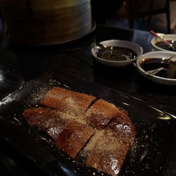 Mott 32 - Apple Wood Roasted Peking Duck "Mott 32 Cut" - skin with sugar - Chinese Near Me - Las Vegas, Nevada