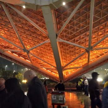 SoFi Stadium - Outside Gate 12 at night - Stadiums & Arenas Near Me - Inglewood, California