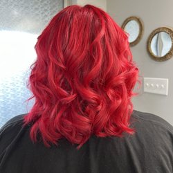 Divine dry bar - Root touch up - blowout and style by Stephanie
