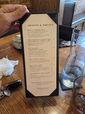 Menu photo 5 The Elephant Bistro & Bar Hoxie, KS