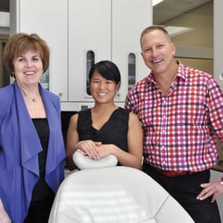 Meadow Crest Dental Centre - From Left to Right:  Dr. Carole Wilson, Dr. Stephanie Shum and Dr. Mark Miller