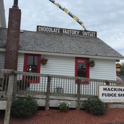Mackinac Fudge Shop - On right side of street going out of town.