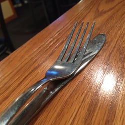 Pizza Hut - Dirty silverware?
