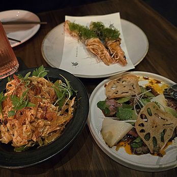 The Happy Crane - Tofu salad, beef shin with artichoke and firecracker shrimp - Chinese Near Me - San Francisco, California The Happy Crane - Tofu salad, beef shin with artichoke and firecracker shrimp - Chinese Near Me - San Francisco, California