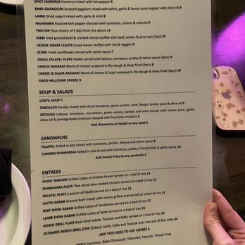 Open Sesame - Food Menu - Lebanese Near Me - Dallas, Texas