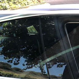 passenger window about 4 inches