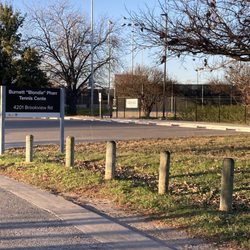Tennis courts and parking for them