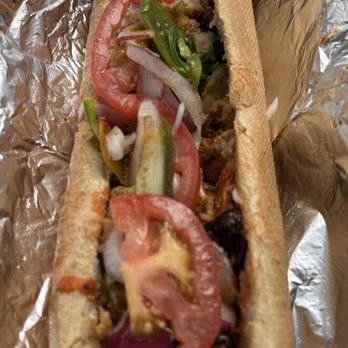 Cheba Hut Toasted Subs - Jamaican Red (Buffalo Chicken). Dairy free. Wheat roll, no cheese, and no shake seasoning. - Sandwiches Near Me - Las Vegas, Nevada Cheba Hut Toasted Subs - Jamaican Red (Buffalo Chicken). Dairy free. Wheat roll, no cheese, and no shake seasoning. - Sandwiches Near Me - Las Vegas, Nevada