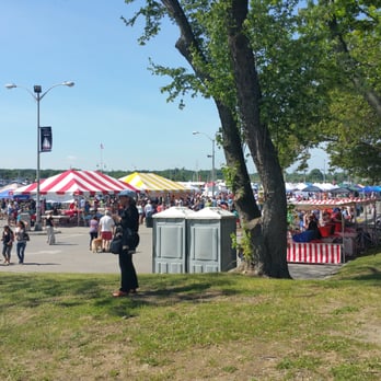 Harborfest Port Washington - Multicolored tents selling a little bit of everything. - Festivals Near Me - Port Washington, New York