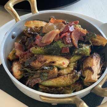Terravita - Crispy Brussels with Bacon - New American Near Me - Edgewater, New Jersey Terravita - Crispy Brussels with Bacon - New American Near Me - Edgewater, New Jersey