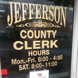 Jefferson County Clerk - Hours
