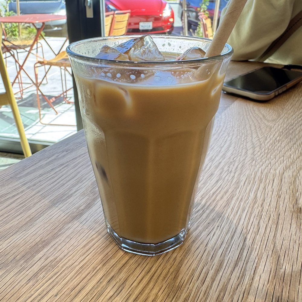 Backhaus - Burlingame - Iced Vanilla Latte with Oatmilk - Bakeries Near Me - Burlingame, California Backhaus - Burlingame - Iced Vanilla Latte with Oatmilk - Bakeries Near Me - Burlingame, California