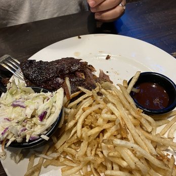 Local Goat - Half rack Bhaahhby Back Ribs (some were already eaten they were so good haha) - New American Near Me - Pigeon Forge, Tennessee Local Goat - Half rack Bhaahhby Back Ribs (some were already eaten they were so good haha) - New American Near Me - Pigeon Forge, Tennessee