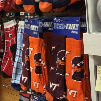 Sports Haven - Very popular Hokie Bird bright color socks. - Sporting Goods Near Me - Salem, Virginia Sports Haven - Very popular Hokie Bird bright color socks. - Sporting Goods Near Me - Salem, Virginia