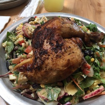 HS Green - Salad plus rotisserie chicken. - Salad Near Me - Houston, Texas