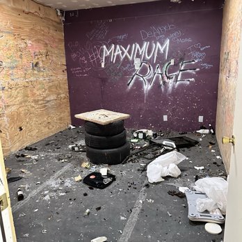 Maximum Rage - Room after 15 minute session - Team Building Activities Near Me - Humble, Texas