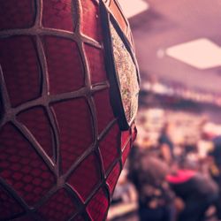 Comic Kings - A life sized statue of Spiderman.