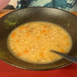Pizzeria Edelweiss - Soup of the day (orzo)