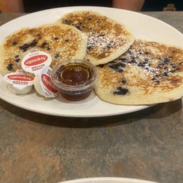 Blueberry pancakes Blueberry pancakes