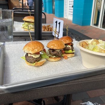 LOCAVINO - Sliders and a side Caesar salad - Cafes Near Me - Silver Spring, Maryland
