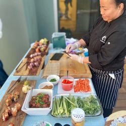 Cuisine Privé - Live action sushi station
