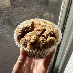 Gluten Free Muffin, I've had banana, apple, blueberry - all delicious. Gluten Free Muffin, I've had banana, apple, blueberry - all delicious.