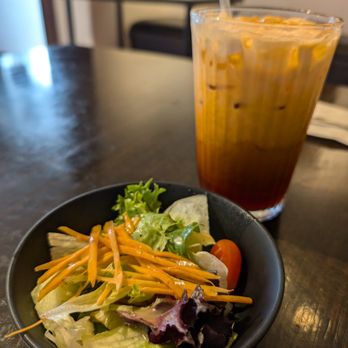 Tamee Thai Restaurant - Salad and Thai iced tea - Thai Near Me - Alameda, California Tamee Thai Restaurant - Salad and Thai iced tea - Thai Near Me - Alameda, California