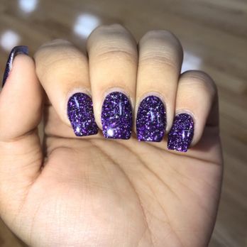 Magic Nails Spa - Purple sparkle (dip) - Nail Salons Near Me - Countryside, Illinois