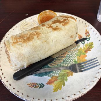Cerrito's Pupuseria - Burrito de Carne   Meat Burrito - Latin American Near Me - Chantilly, Virginia