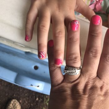 Adore Nail Bar - Gel with a little glitter for mom and opi pink with a little nail art for daughter - Skin Care Near Me - Raleigh, North Carolina Adore Nail Bar - Gel with a little glitter for mom and opi pink with a little nail art for daughter - Skin Care Near Me - Raleigh, North Carolina