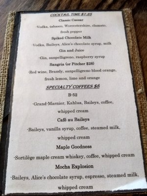 Menu photo 3 Alice's Village Cafe Ottawa, ON Menu photo 3 Alice's Village Cafe Ottawa, ON