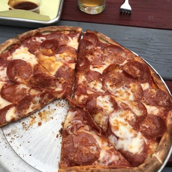 ManRock Brewing - Pepperoni pizza - Pizza Near Me - Grover Beach, California
