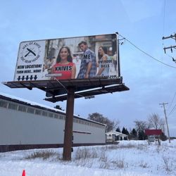 Way of Knife & EDC Gear House - Amazingly hilarious billboard