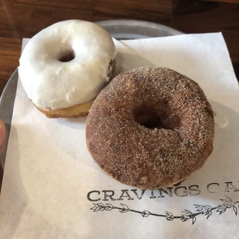 Cravings Cafe - Cinnamon sugar and vanilla glazed bronuts (brioche donuts) - Sandwiches Near Me - Columbus, Ohio