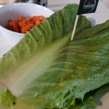 Fueled Fresh Kitchen - FK burger with an oversized lettuce wrap. - Salad Near Me - Draper, Utah
