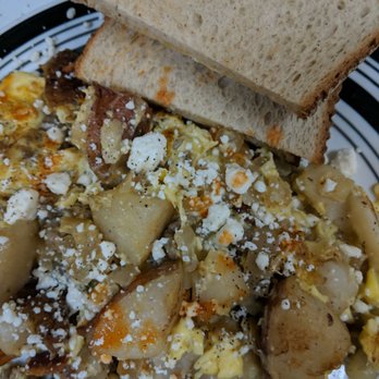 Jem Restaurant - Jem's Scramble (feta added) - Breakfast & Brunch Near Me - East Norriton, Pennsylvania Jem Restaurant - Jem's Scramble (feta added) - Breakfast & Brunch Near Me - East Norriton, Pennsylvania