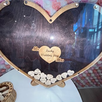 Lucky Wedding Day - When you get married, you get to write your name and date of marriage and drop your little heart in the cool "box" - Wedding Chapels Near Me - Encino, California Lucky Wedding Day - When you get married, you get to write your name and date of marriage and drop your little heart in the cool "box" - Wedding Chapels Near Me - Encino, California