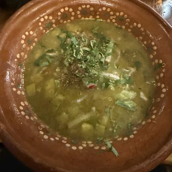 Cantina Los Mayas - Pozole Verde Soup - Vegetarian - Mexican Near Me - San Francisco, California