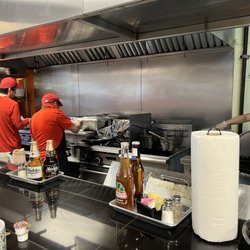Habanero Fresh Mex Kitchen - We enjoyed watching our food being made.