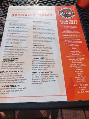 Menu photo 3 Meric's Woodfire Oven & Tavern Hampton, MN Menu photo 3 Meric's Woodfire Oven & Tavern Hampton, MN