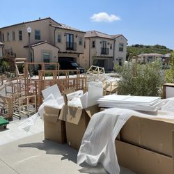 Vic Junk Removal - Cardboard, wood panels, trash