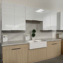 KDK Kitchen and Bath - We got European Kitchen cabinets in Glossy Grey, Glossy White, and Matte White!