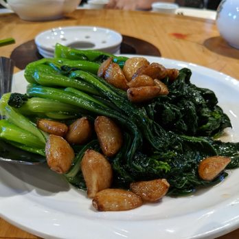 Koi Palace - Steamed greens with garlic - Dim Sum Near Me - Dublin, California Koi Palace - Steamed greens with garlic - Dim Sum Near Me - Dublin, California