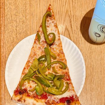 Antonella's Pizzeria & Restaurant - Slice with peppers - Pizza Near Me - Fishkill, New York Antonella's Pizzeria & Restaurant - Slice with peppers - Pizza Near Me - Fishkill, New York