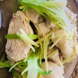 Chicken and steam rice